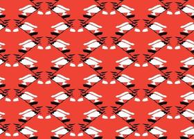 Vector texture background, seamless pattern. Hand drawn, red, black, white colors.