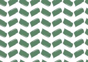 Vector texture background, seamless pattern. Hand drawn, green, white colors.