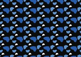 Vector texture background, seamless pattern. Hand drawn, black, blue, white colors.