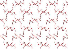 Vector texture background, seamless pattern. Hand drawn, red, white colors.