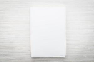 Blank white mock up book photo