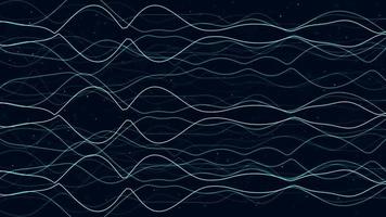 Fondo de onda de patrón de línea digital abstracto para tareas de detección o fase de espectro
