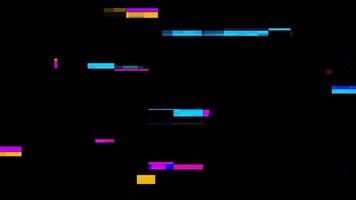 digitale glitch abstracte achtergrond video