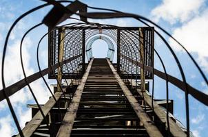 Old rusty staircase photo