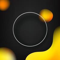 Abstract vector background with white frame. Landing page template
