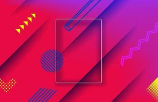 Abstract red geometric vector background. Landing page template