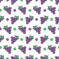 grape seamless pattern background vector