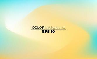 Abstract blurred gradient mesh background in bright summer colors vector