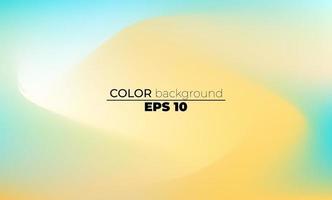 Abstract blurred gradient mesh background in bright summer colors vector