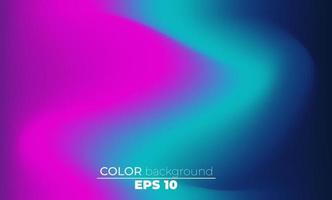 Abstract blurred gradient mesh background in bright summer colors vector