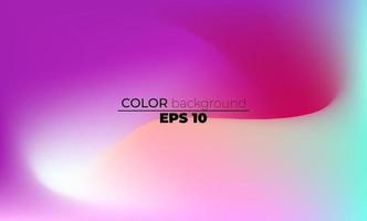 Abstract blurred gradient mesh background in bright summer colors vector