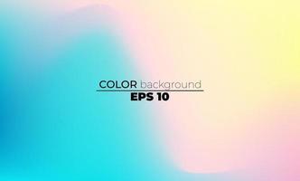 Abstract blurred gradient mesh background in bright summer colors vector