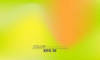 Abstract blurred gradient mesh background in bright summer colors vector