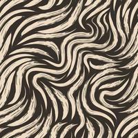 Seamless vector background of torn lines. Pattern for fabric wavy motif from smooth brush strokes.