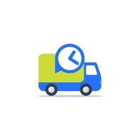 fast delivery icon on white vector