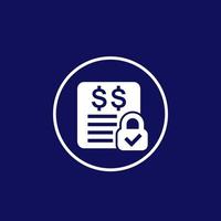 fixed costs, price vector icon