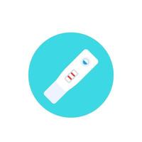 pregnancy test, vector flat icon