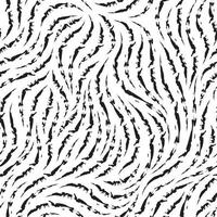 Vector seamless texture. Pattern of heterogeneous ragged lines of black color isolated on white background.