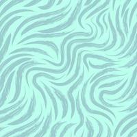 Seamless vector turquoise background of torn lines. Pattern for fabric marine motif from smooth brush strokes.