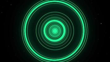 Hi-tech circle tunnel background for VJ or dance music entertainment video