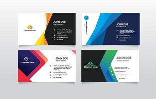 Business Name Card Collection vector
