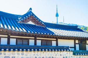 Namsangol hanok village en Seúl, Corea del Sur foto