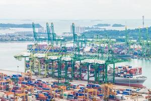 Singapore shipping port photo
