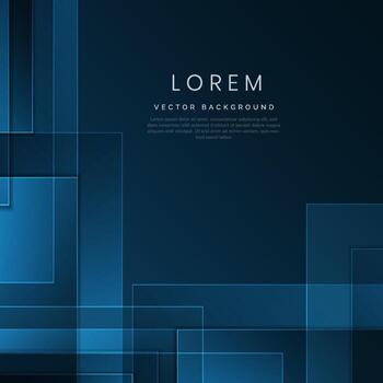 Abstract modern blue geometric background with space for your text. vector