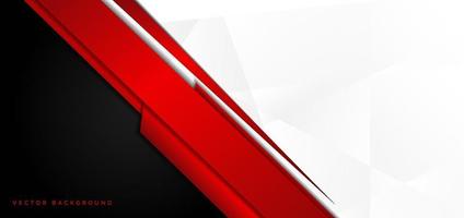 Template corporate banner concept red black grey and white contrast background. vector