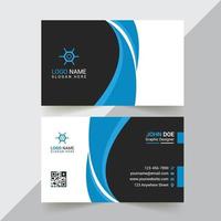 Creative And Corporate Business Card Design Template With Vector Format