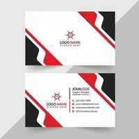 Minimal Business Card Design Template With Vector Format