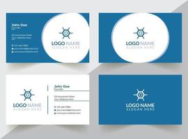 Creative And Corporate Business Card Design Template With Vector Format