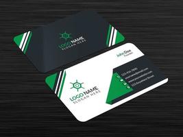 Business Card Design Template vector