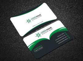 Business Card Design Template vector