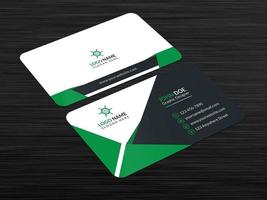 Corporate And Creative Business Card Design Template vector