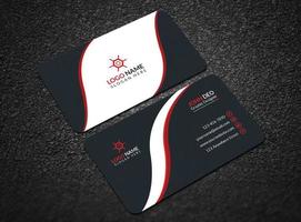 Business Card Design Template vector