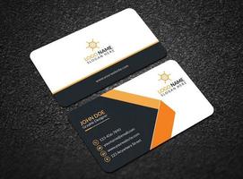 Creative And Corporate Business Card Design Template With Vector Format