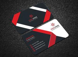 Creative Business Card Design Template With Vector Format