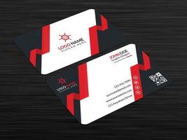 Creative Business Card Design Template With Vector Format