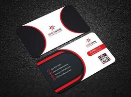 Creative And Corporate Business Card Design Template With Vector Format