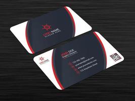 Creative And Corporate Business Card Design Template With Vector Format