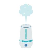 Humidifier, home or office equipment. Vector flat image in cartoon style on a white background