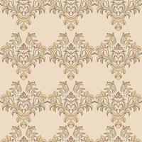 Beige romance vector seamless pattern. Pattern for tile of curtains for wallpaper and clothes.