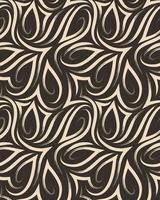 Vector seamless pattern of smooth corners and brushed lines. Texture of beige lines on a brown background.