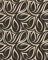 Vector seamless pattern of smooth corners and brushed lines. Texture of beige lines on a brown background.