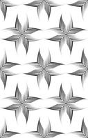 Seamless vector pattern of uneven lines drawn with a pen in the form of corners or rhombuses.