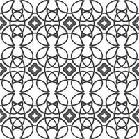 Celtic black ethnic vector pattern with wicker elements.