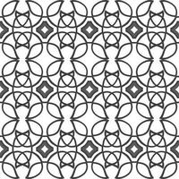 Celtic black ethnic vector pattern with wicker elements.