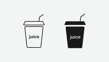 juice vector icon symbol for website and mobile app