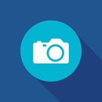 camera vector icon symbol for website and mobile app